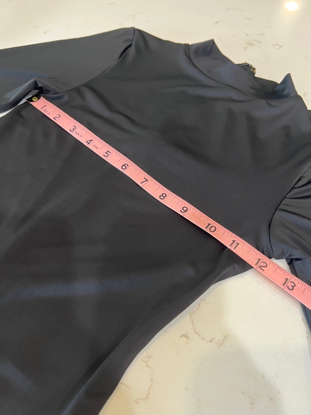 Oh Polly Musa Black Long Sleeve Unitard Jumpsuit Bodycon US 2 - Picture 9 of 12